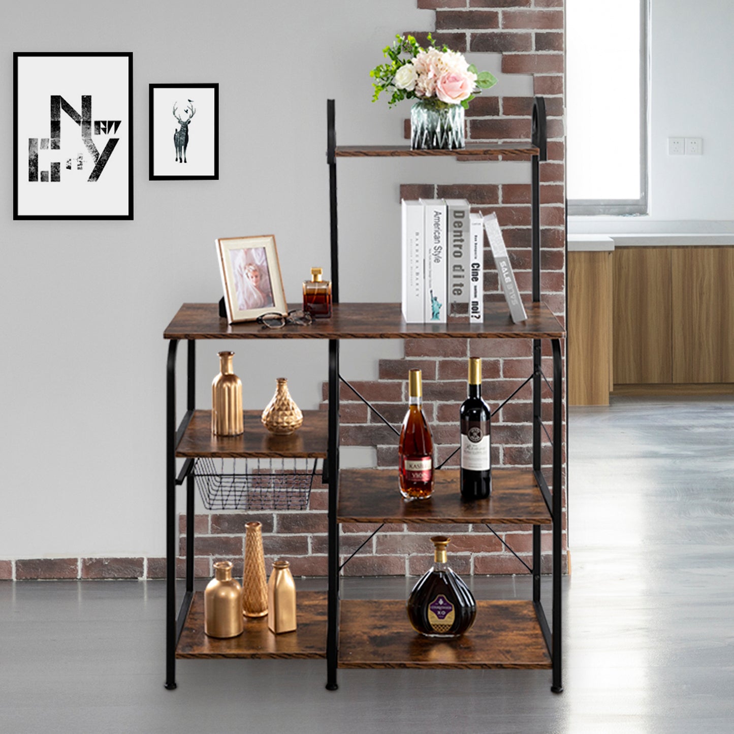 Vintage Kitchen Baker's Rack
