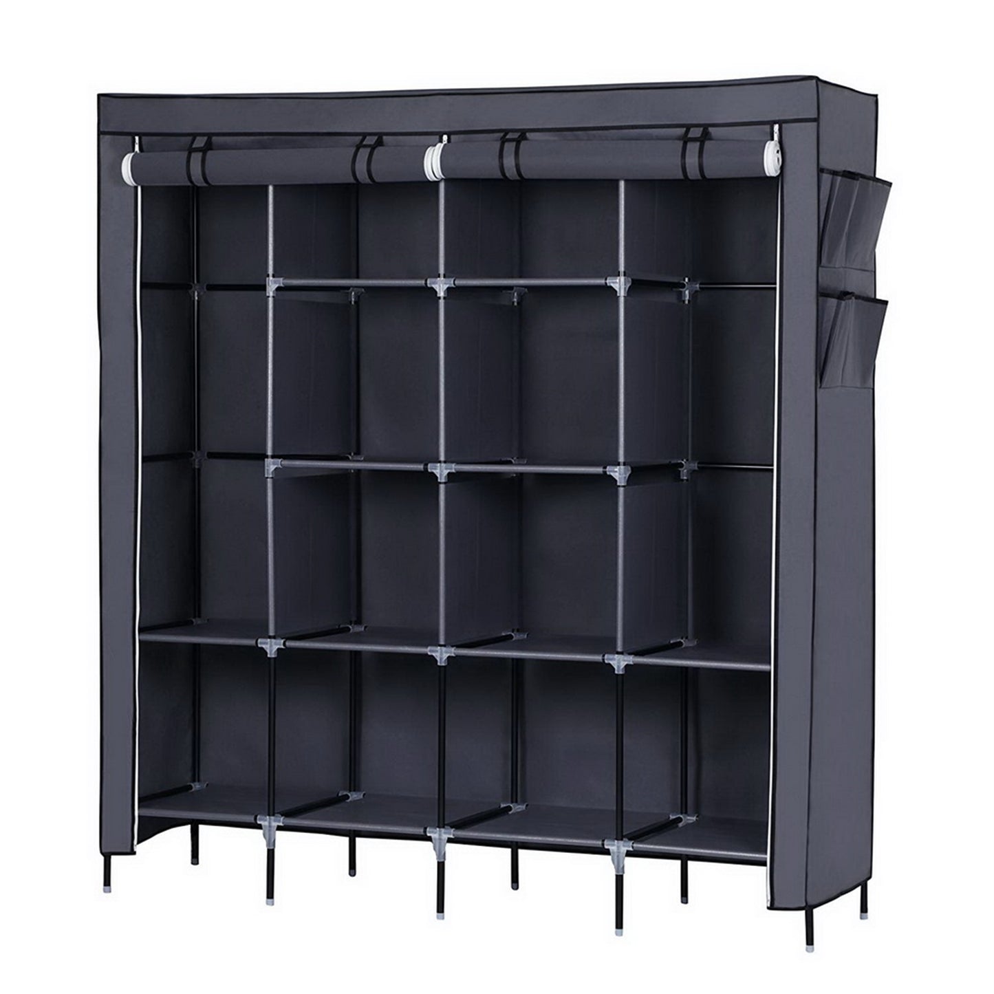 67" Clothes Closet Portable Wardrobe