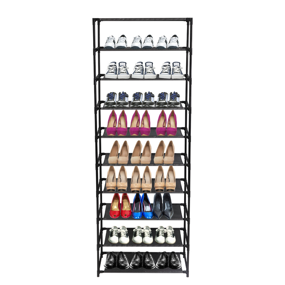 10 Tier Stackable Shoe Rack