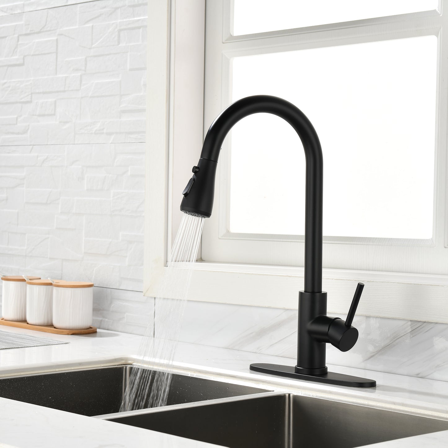 Black Kitchen Faucet