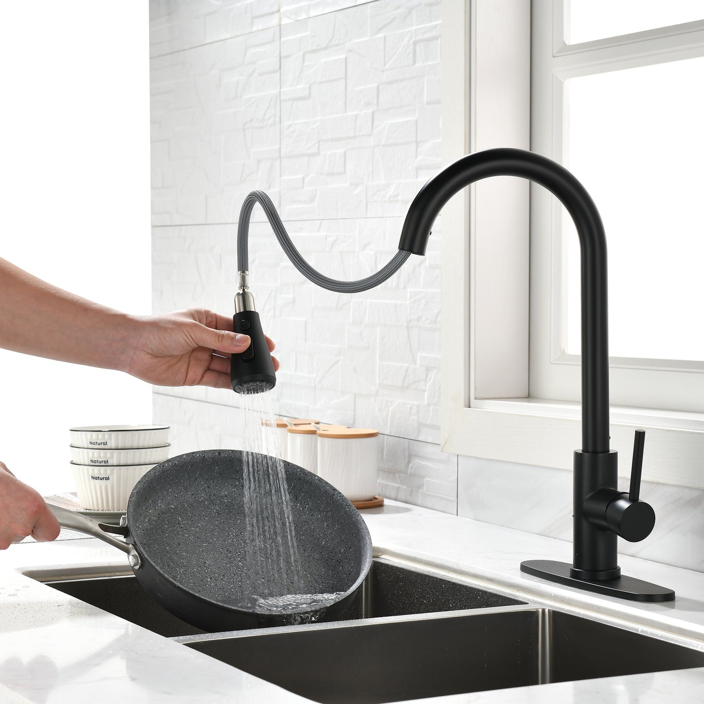 Black Kitchen Faucet