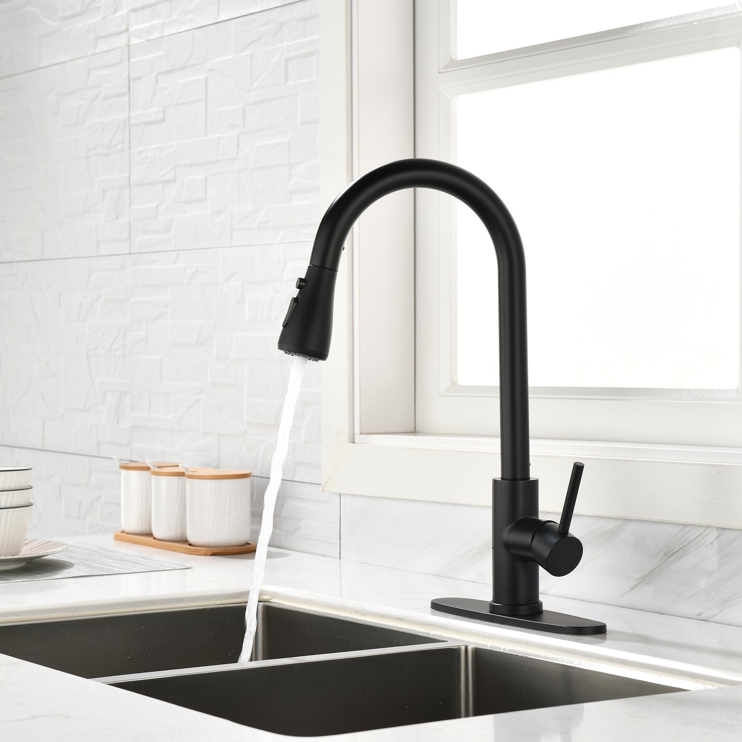 Black Kitchen Faucet