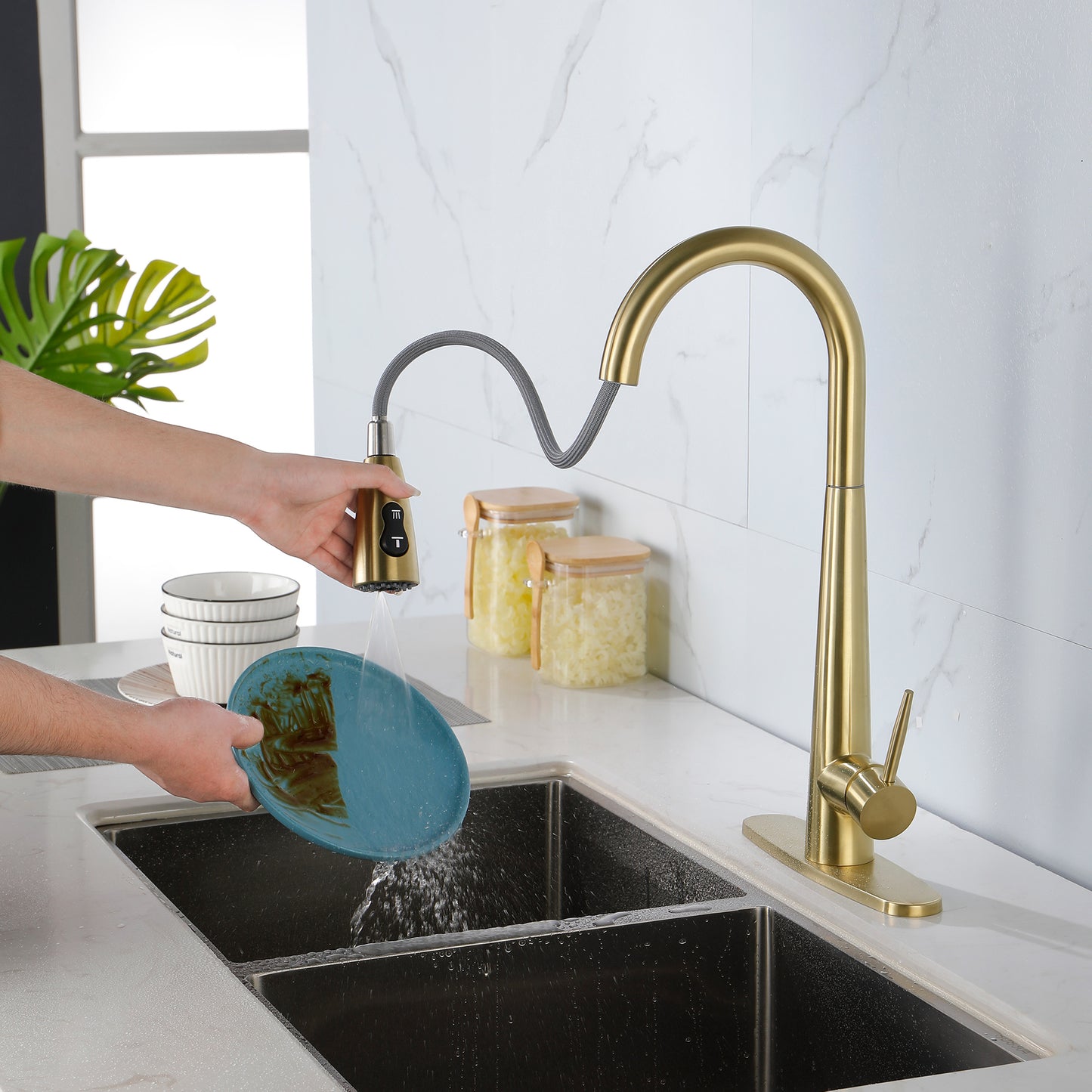 Gold Kitchen Faucet