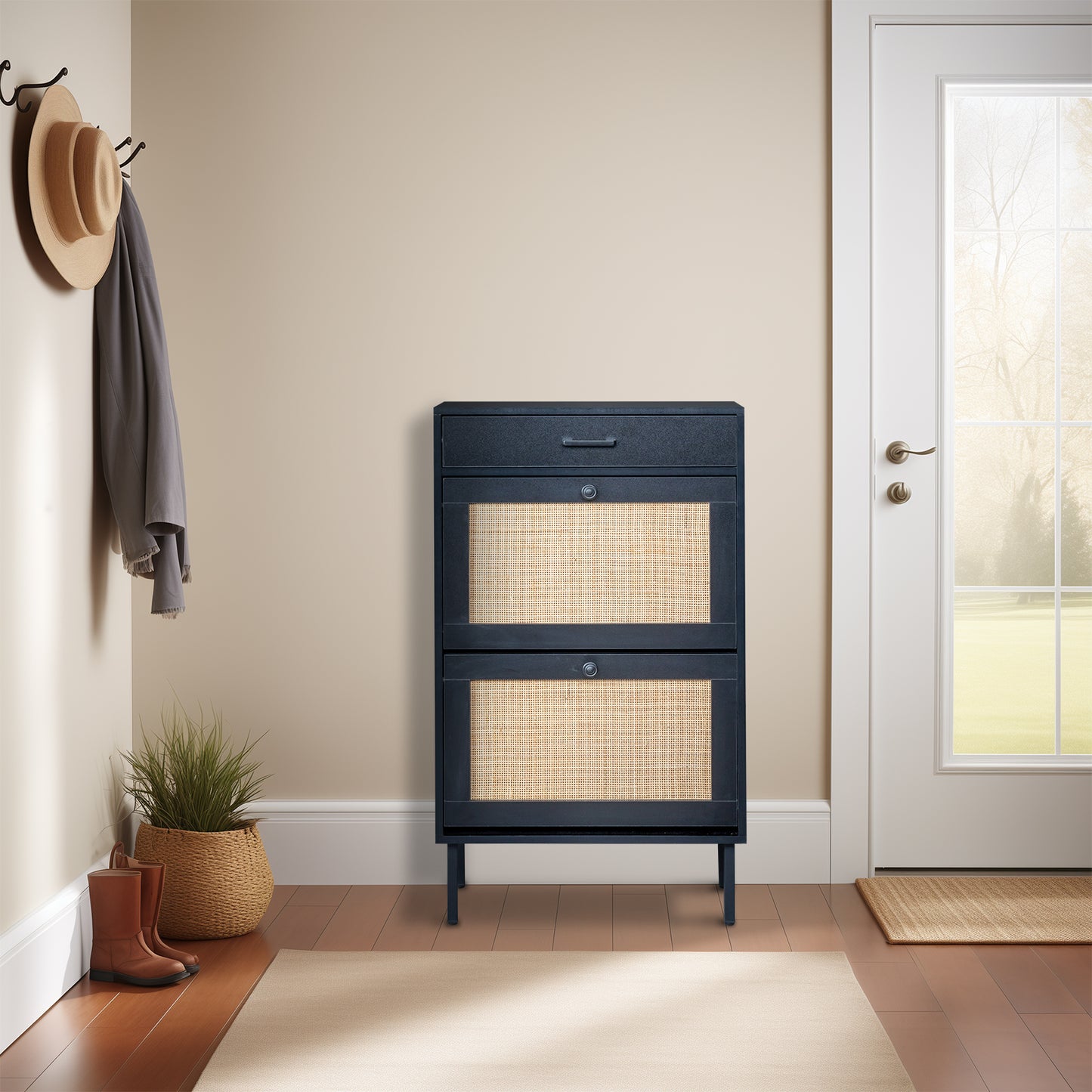 Iron Vintage Shoe Cabinet