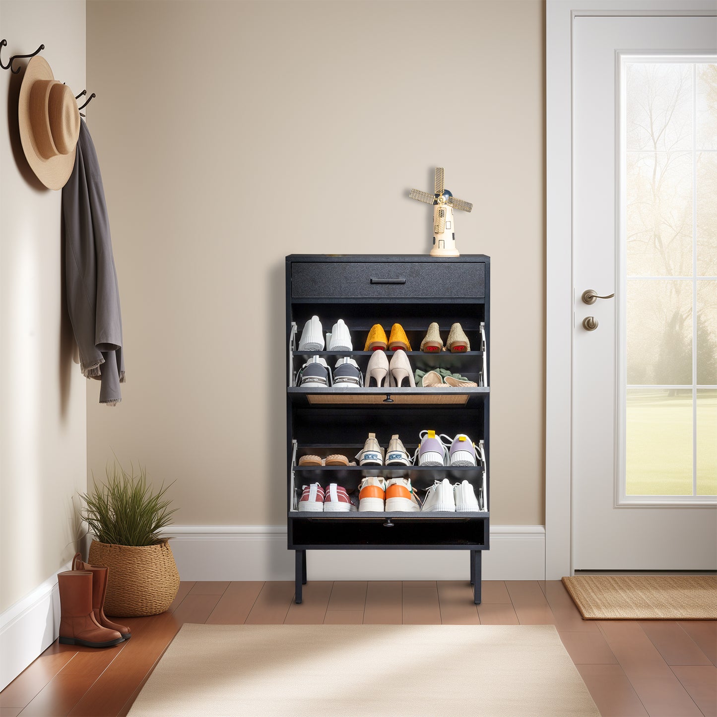Iron Vintage Shoe Cabinet