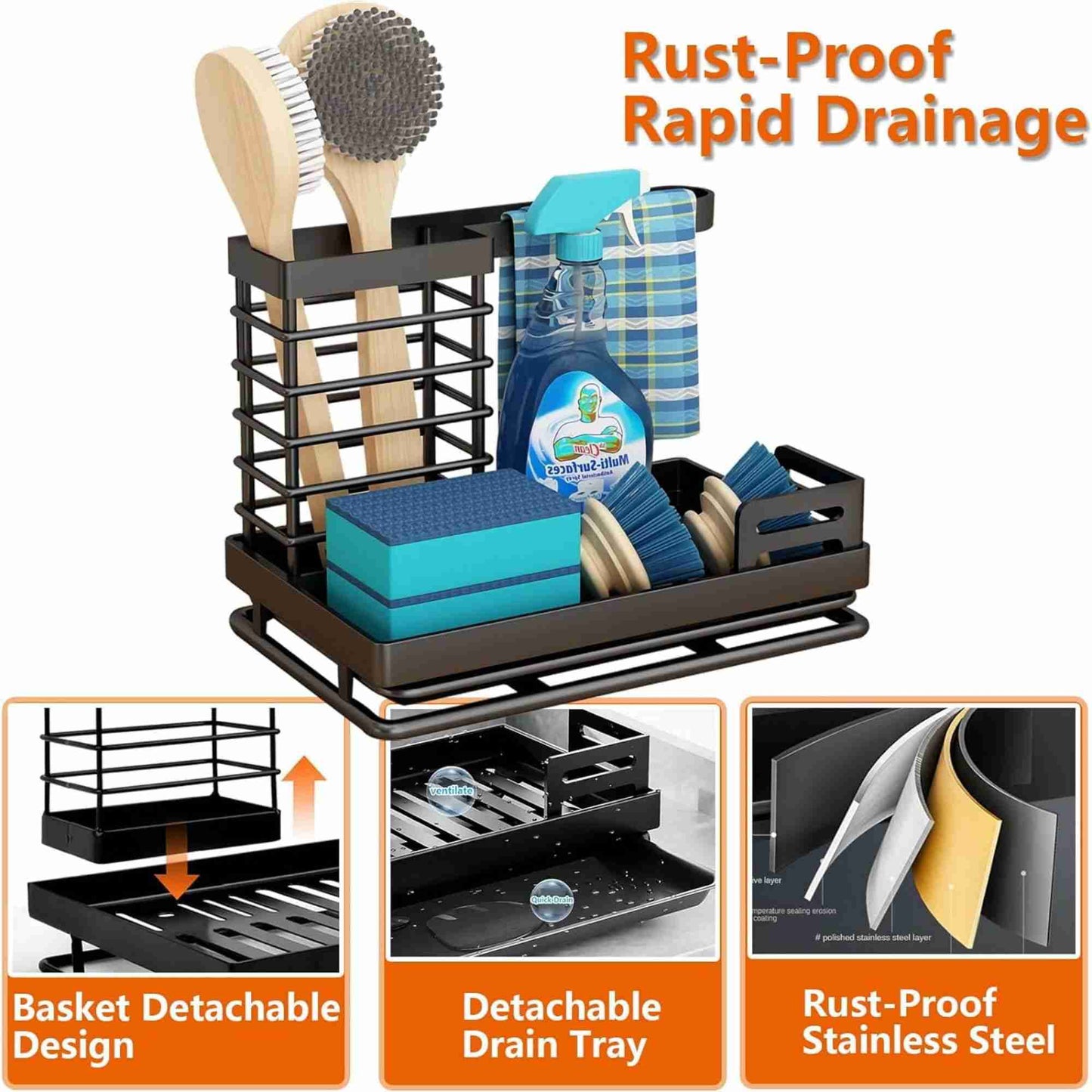 Kitchen Caddy Sink Organizer
