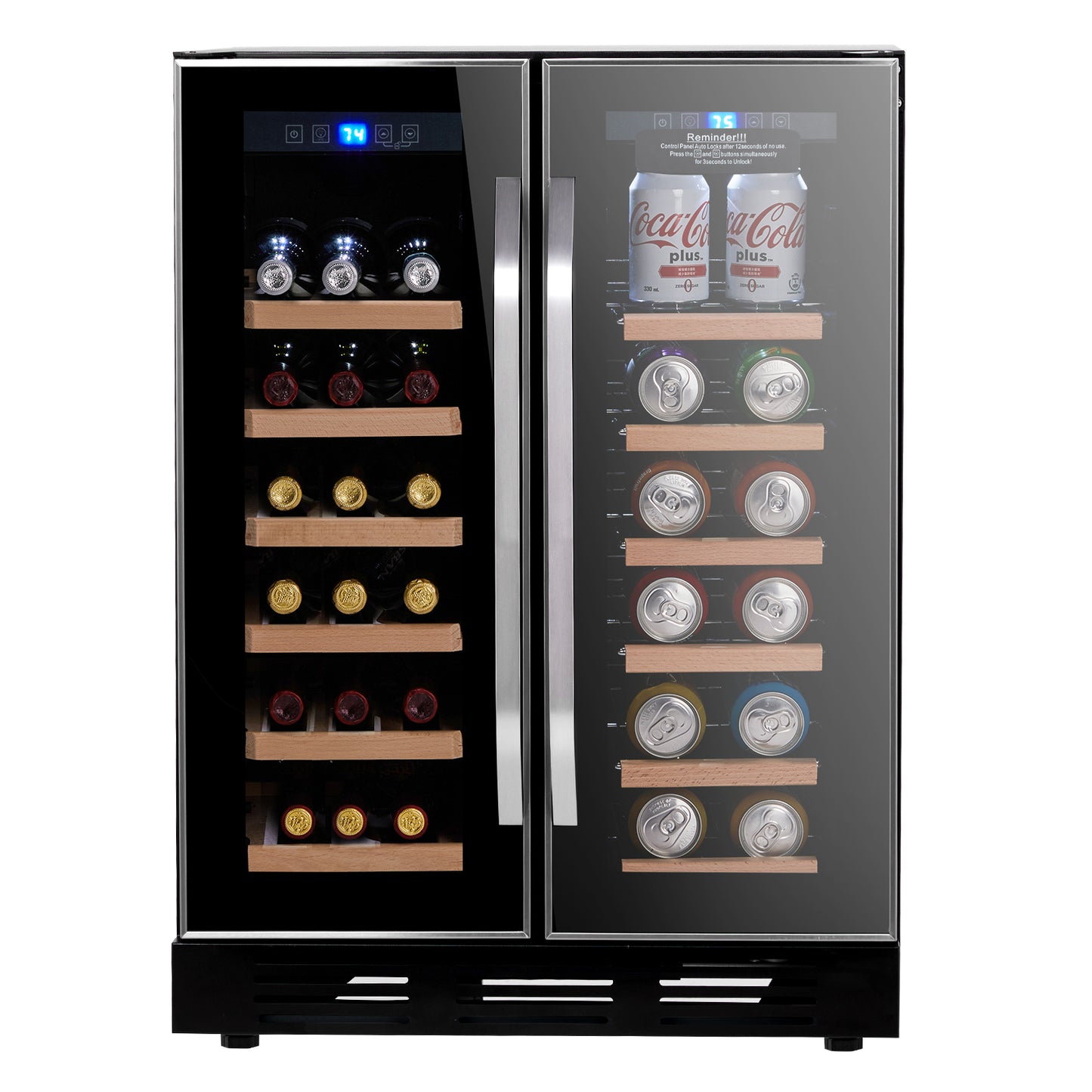 Dual Zone Wine and Beverage Refrigerator