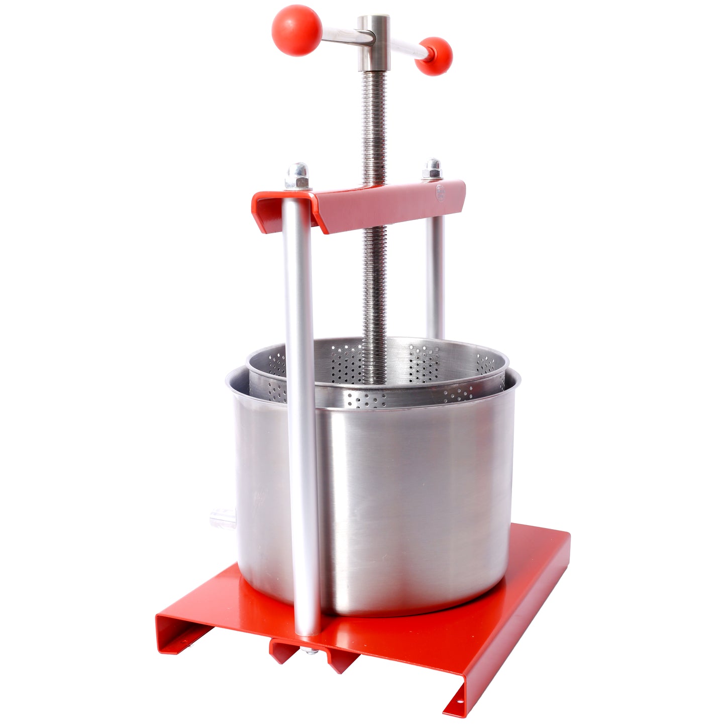 Fruit Wine Manual Press - 0.53 Gallon Stainless Steel