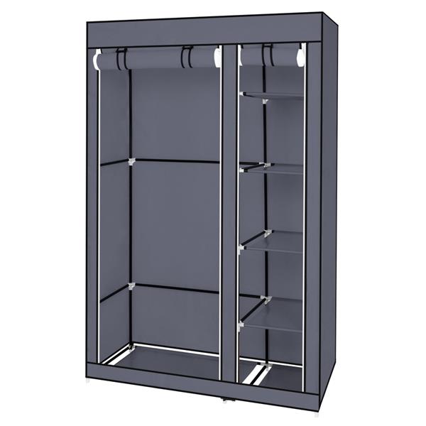 67" Portable Clothes Closet Wardrobe