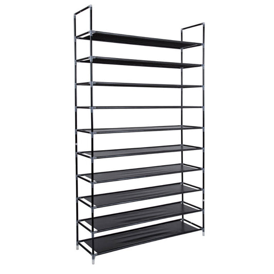 10 Tiers Non-woven Fabric Shoe Rack
