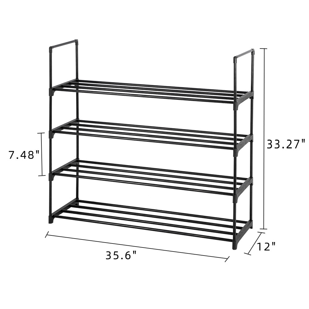4 Tiers Shoe Rack Shoe Tower Shelf