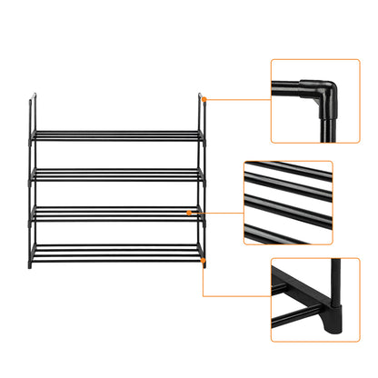 4 Tiers Shoe Rack Shoe Tower Shelf
