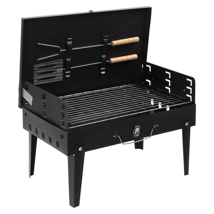 Portable Square Charcoal Grill