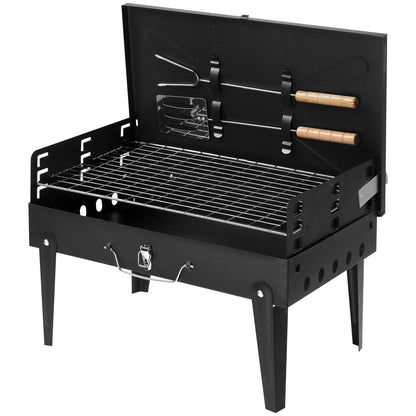 Portable Square Charcoal Grill