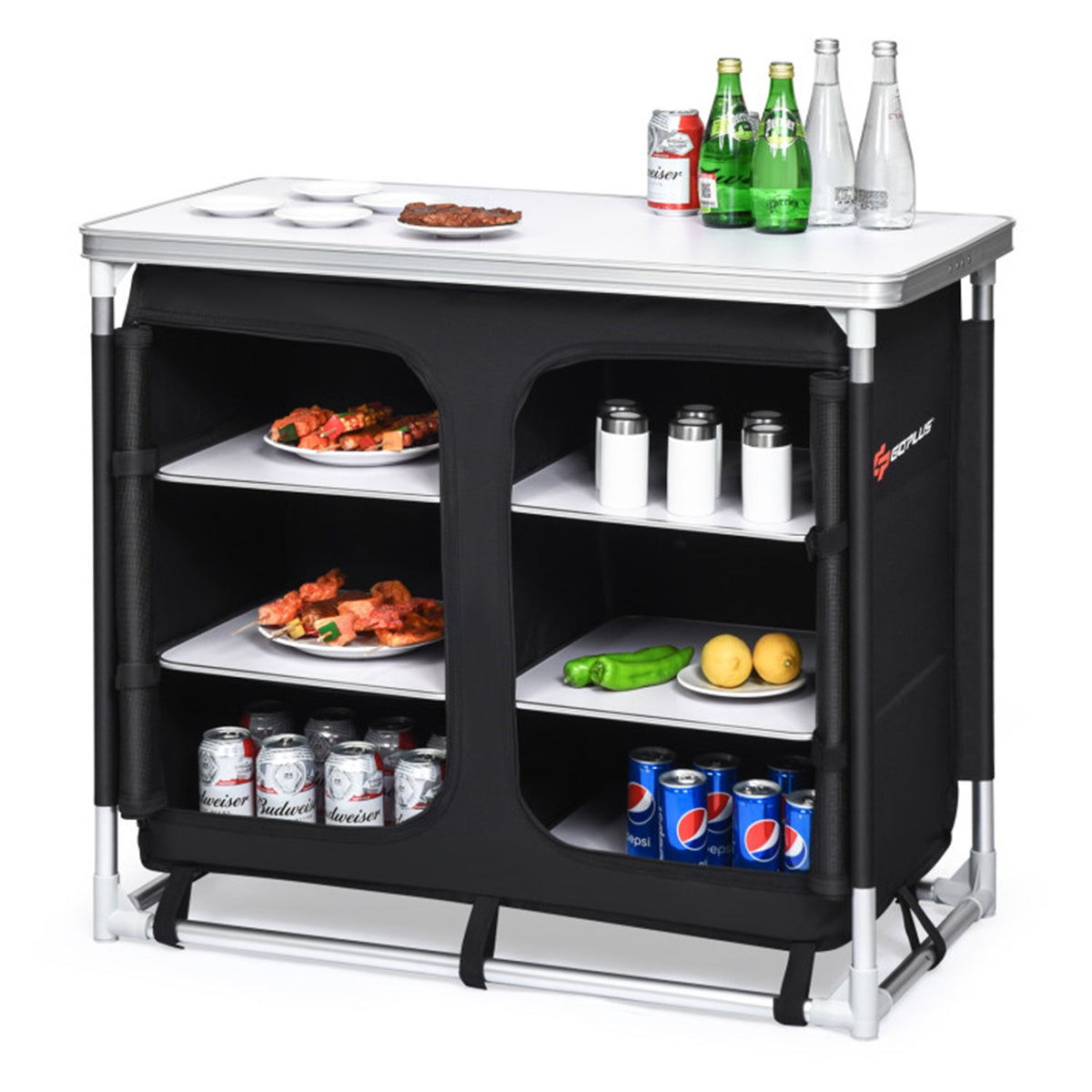 Black Camping To Go Kitchen