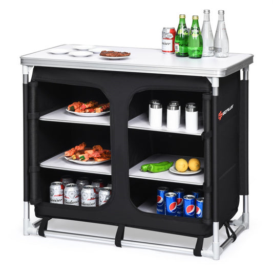 Black Camping To Go Kitchen