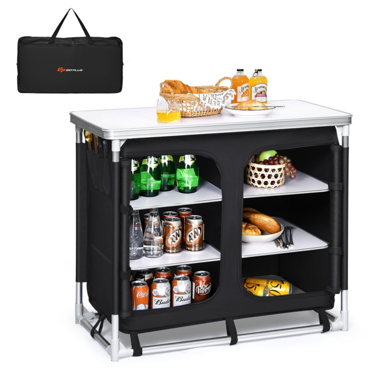 Black Camping To Go Kitchen