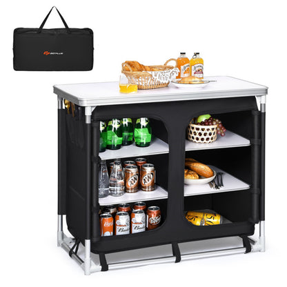 Black Camping To Go Kitchen
