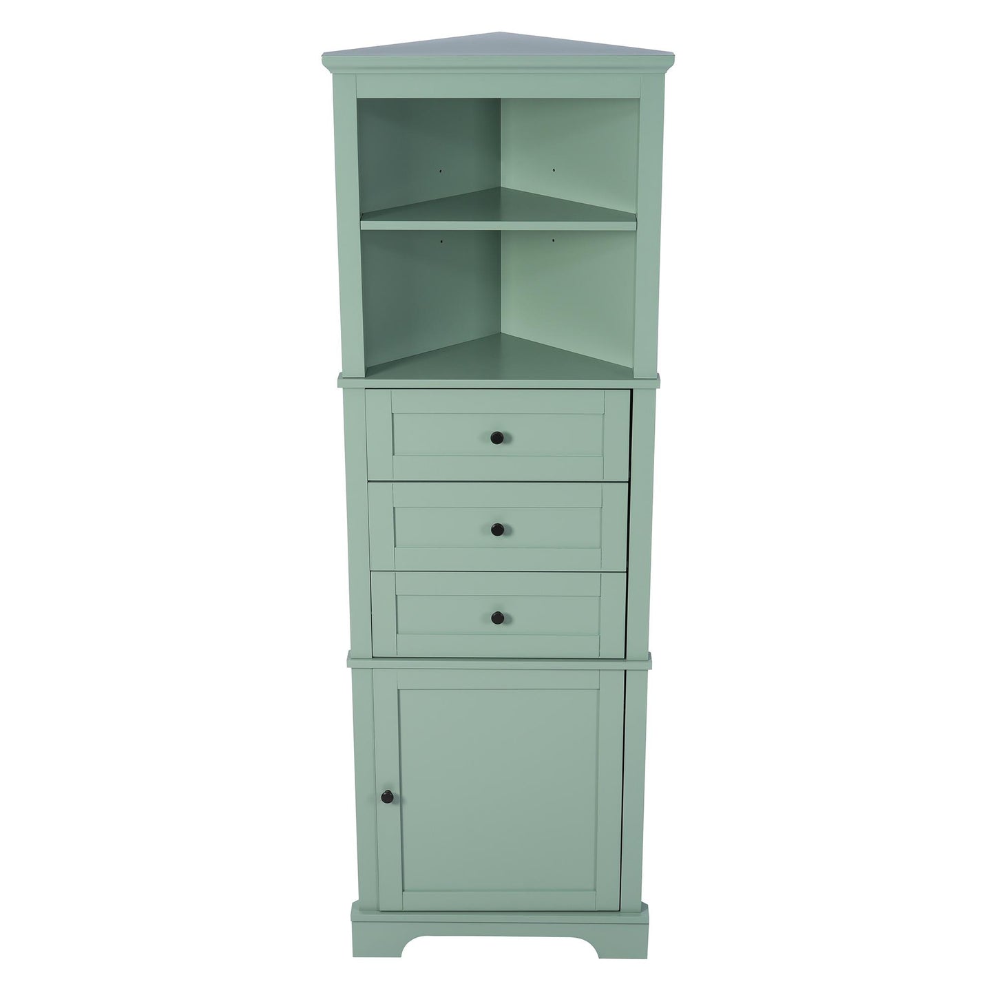Green Tall Talley Cabinet
