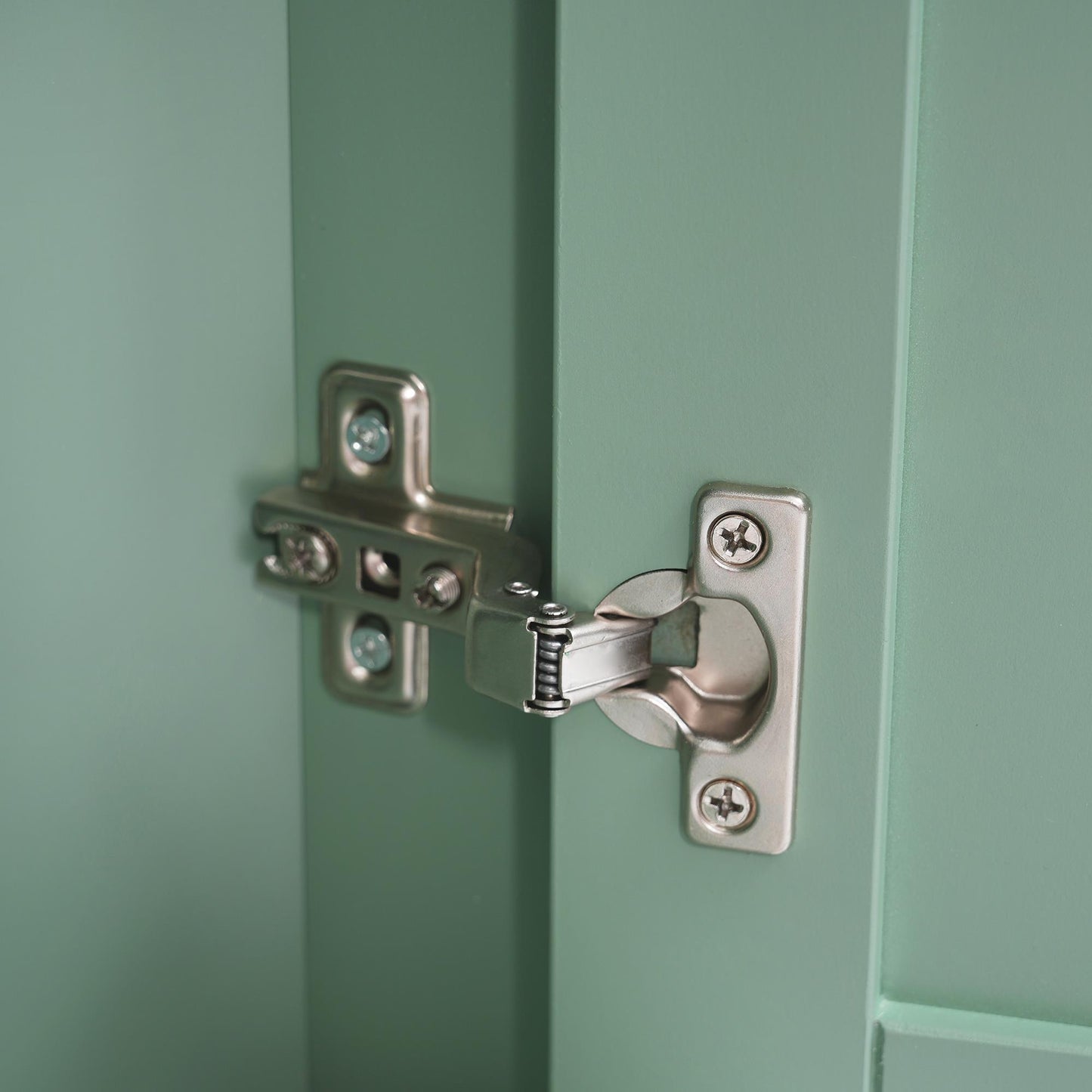Green Tall Talley Cabinet