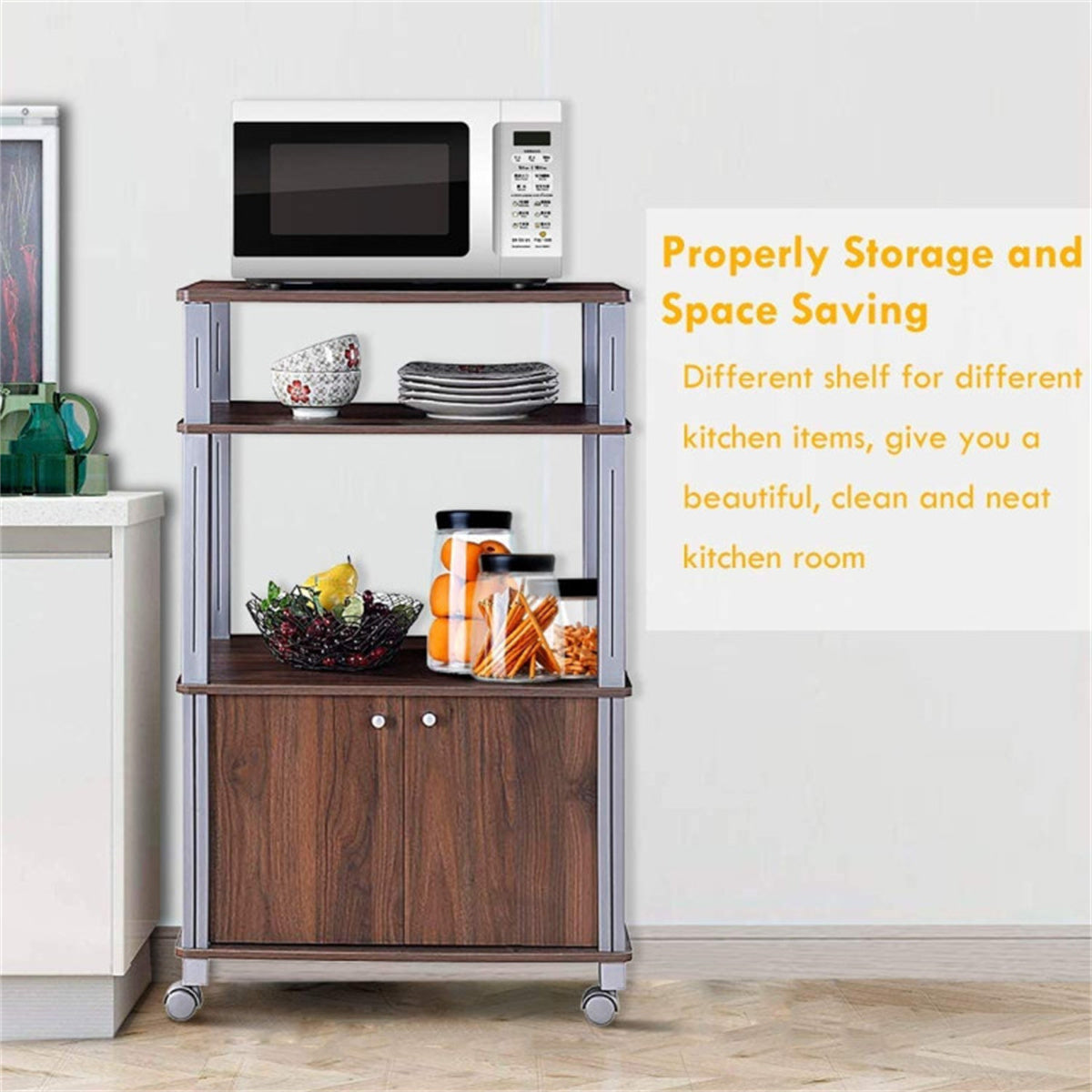 Kitchen Storage Oak Rack