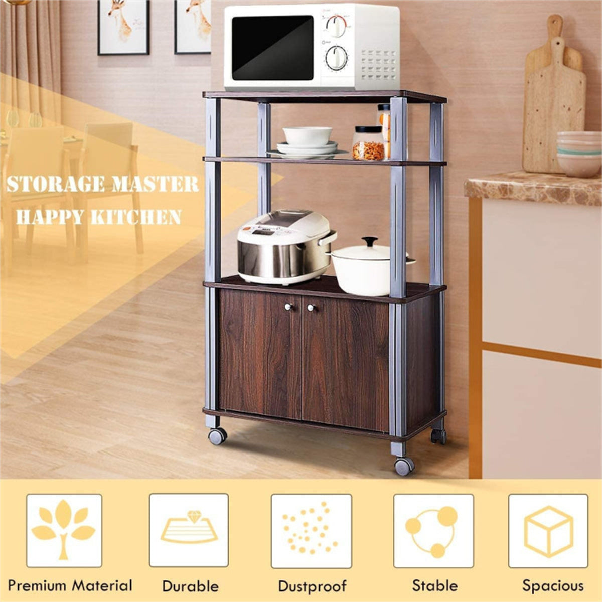 Kitchen Storage Oak Rack