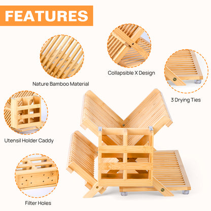 Bamboo Dish Rack