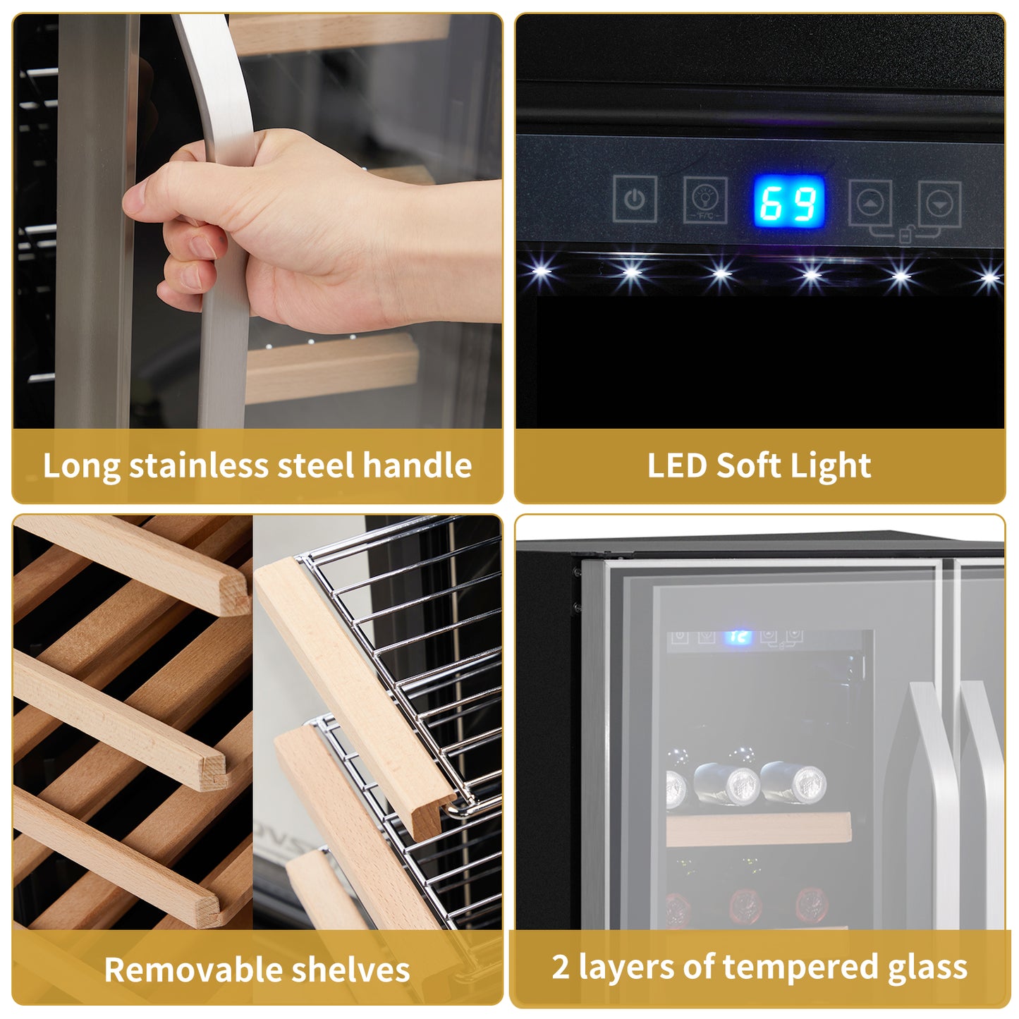 Dual Zone Wine and Beverage Refrigerator
