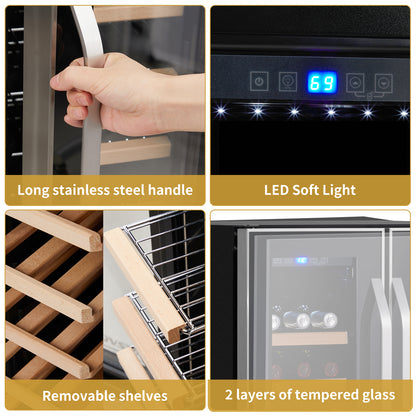 Dual Zone Wine and Beverage Refrigerator