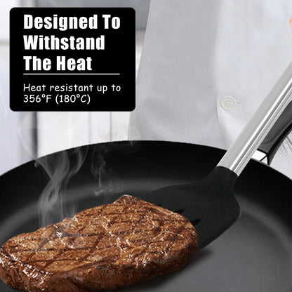 Pack of 2 Silicone Spatula Set (Khaki)