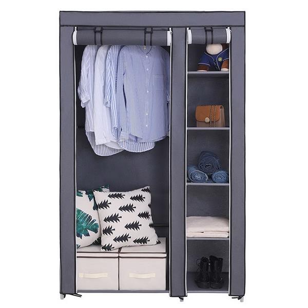 67" Portable Clothes Closet Wardrobe