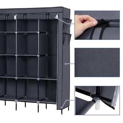67" Clothes Closet Portable Wardrobe