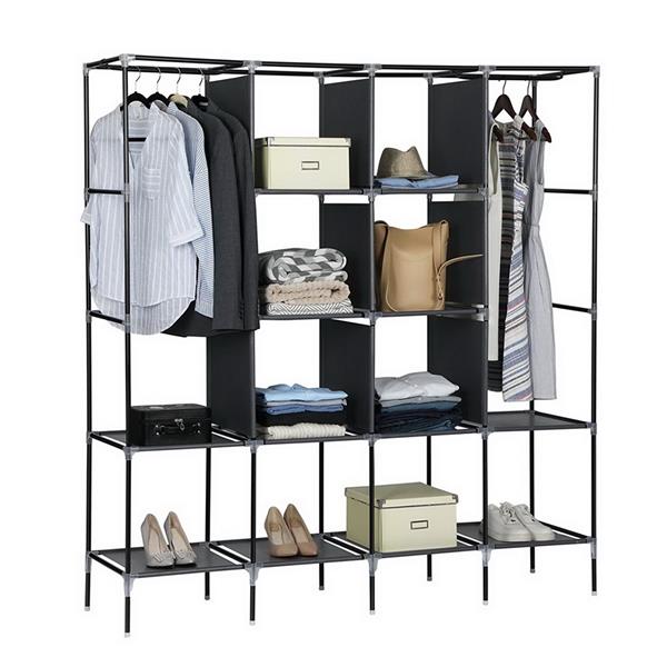 67" Clothes Closet Portable Wardrobe