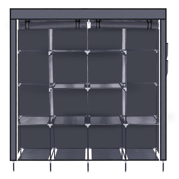 67" Clothes Closet Portable Wardrobe