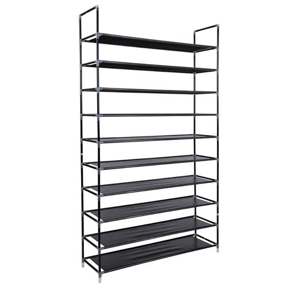 10 Tiers Non-woven Fabric Shoe Rack