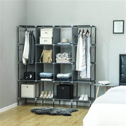 67" Clothes Closet Portable Wardrobe