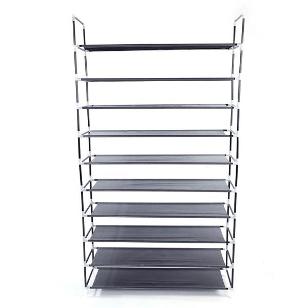 10 Tiers Non-woven Fabric Shoe Rack