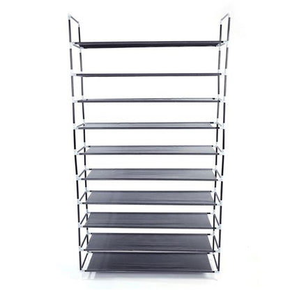 10 Tiers Non-woven Fabric Shoe Rack