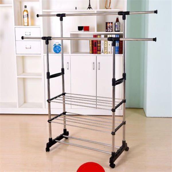 3 Tiers Stainless Steel Clothing Rack