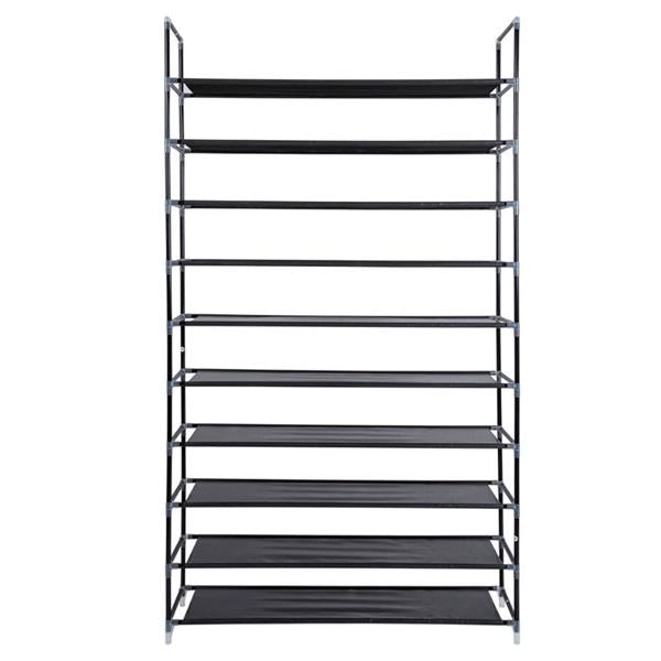 10 Tiers Non-woven Fabric Shoe Rack